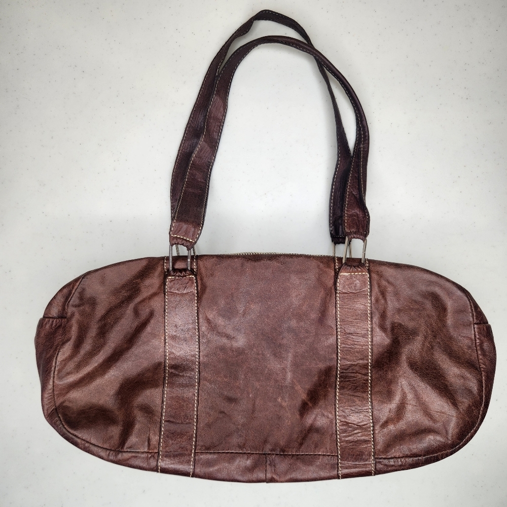 Vintage Roots Mini Leather Duffle Bag/Shoulder Bag - Picture 2 of 6